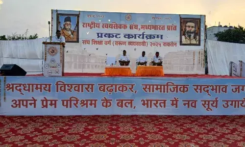 समाज हितैषी कार्य करते हुए जन-जन तक पहुँचा संघ