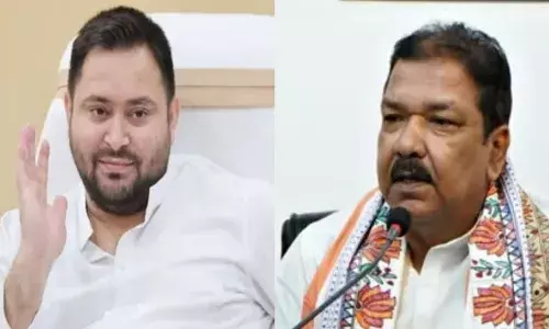 BJP अध्यक्ष दिलीप जायसवाल का तेजस्वी यादव पर हमला, कहा - उन्हें अपराध पर बोलने का कोई नैतिक अधिकार नहीं