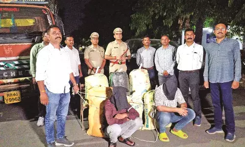 ओडिशा से नागपुर आ रहा था ट्रक, पुलिस ने गांजा तस्कर को किया गिरफ्तार