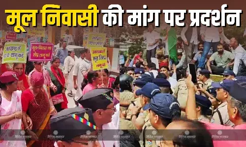डोमिसाइल की मांग को लेकर पटना में प्रदर्शन जारी, सीएम हाउस को घेर रहे हैं छात्र