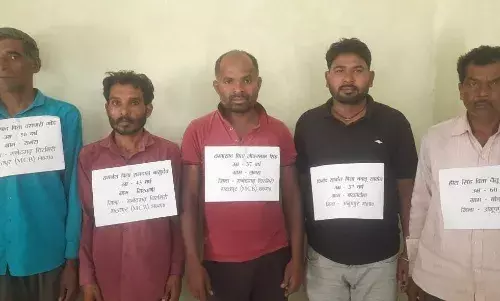वन्य प्राणियों के नाखून व चमड़ा सहित 5 आरोपी पकड़ाए