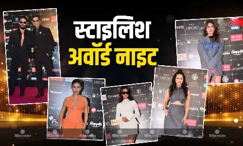 स्टाइलिश अवॉर्ड नाइट में लगा सितारों का मेला, ऑल इन ब्लैक लुक में छाए शाहिद-वरुण, नुसरत-राशा ने दिखाया बोल्ड अंदाज