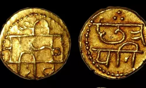 शिवाजी महाराज काल का सोने का सिक्का होन चंद्रपुर में