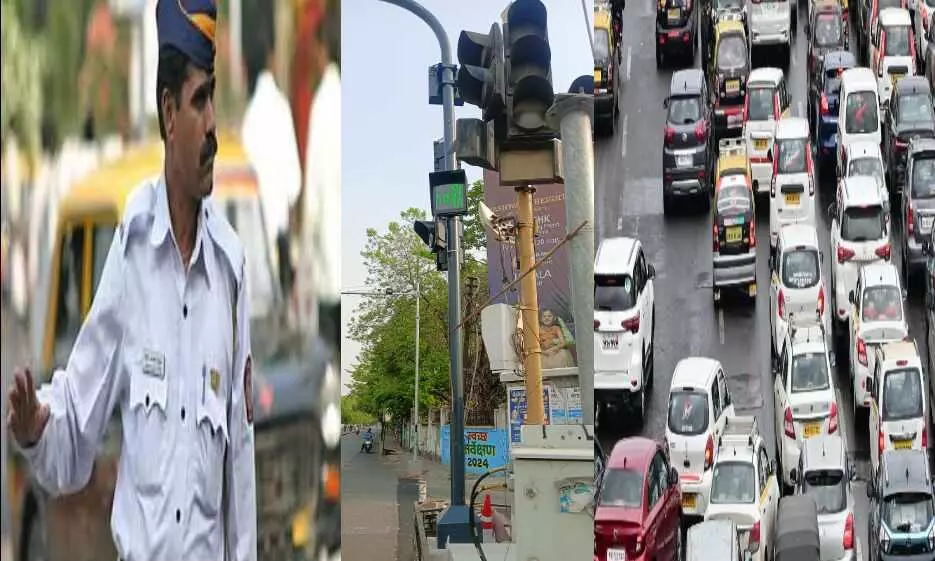 ट्रैफिक सिग्नल में नया बदलाव, अब मराठी में पढ़ सकेंगे - सिग्नल पर रुके या जाएं ट्रैफिक सिग्नल में नया बदलाव, अब मराठी में पढ़ सकेंगे - सिग्नल पर रुके या जाएं