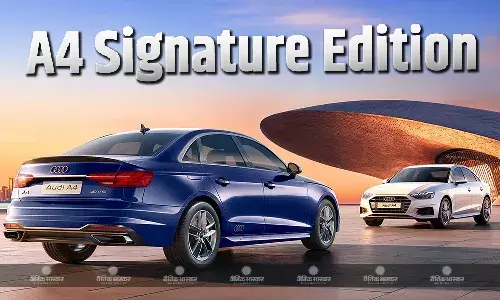 Audi A4 Signature Edition भारत में लॉन्च, शुरुआती एक्स-शोरूम कीमत 57.11 लाख रुपए