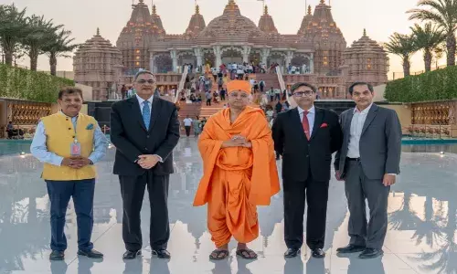 विदेश सचिव विक्रम मिस्री अबू धाबी स्थित बीएपीएस हिंदू मंदिर से हुए प्रभावित