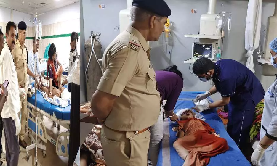 नागपुर में मिली सूचना, ट्रेन से गिरे घायल मासूम को आरपीएफ ने राजनांदगांव से रायपुर पहुंचाया - लड़ रहा है जिंदगी की जंग नागपुर में मिली सूचना, ट्रेन से गिरे घायल मासूम को आरपीएफ ने राजनांदगांव से रायपुर पहुंचाया - लड़ रहा है जिंदगी की जंग