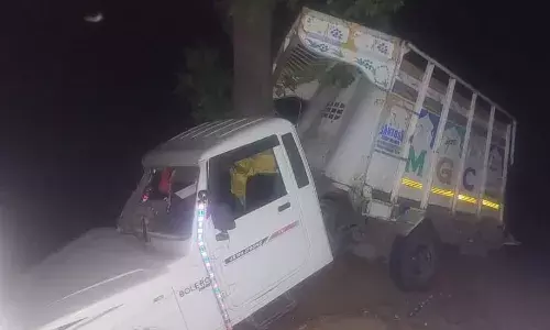 थाना ब्यौहारी क्षेत्रांतर्गत एक अनियंत्रित पिकअप पेड़ से टकराई, 12 घायल