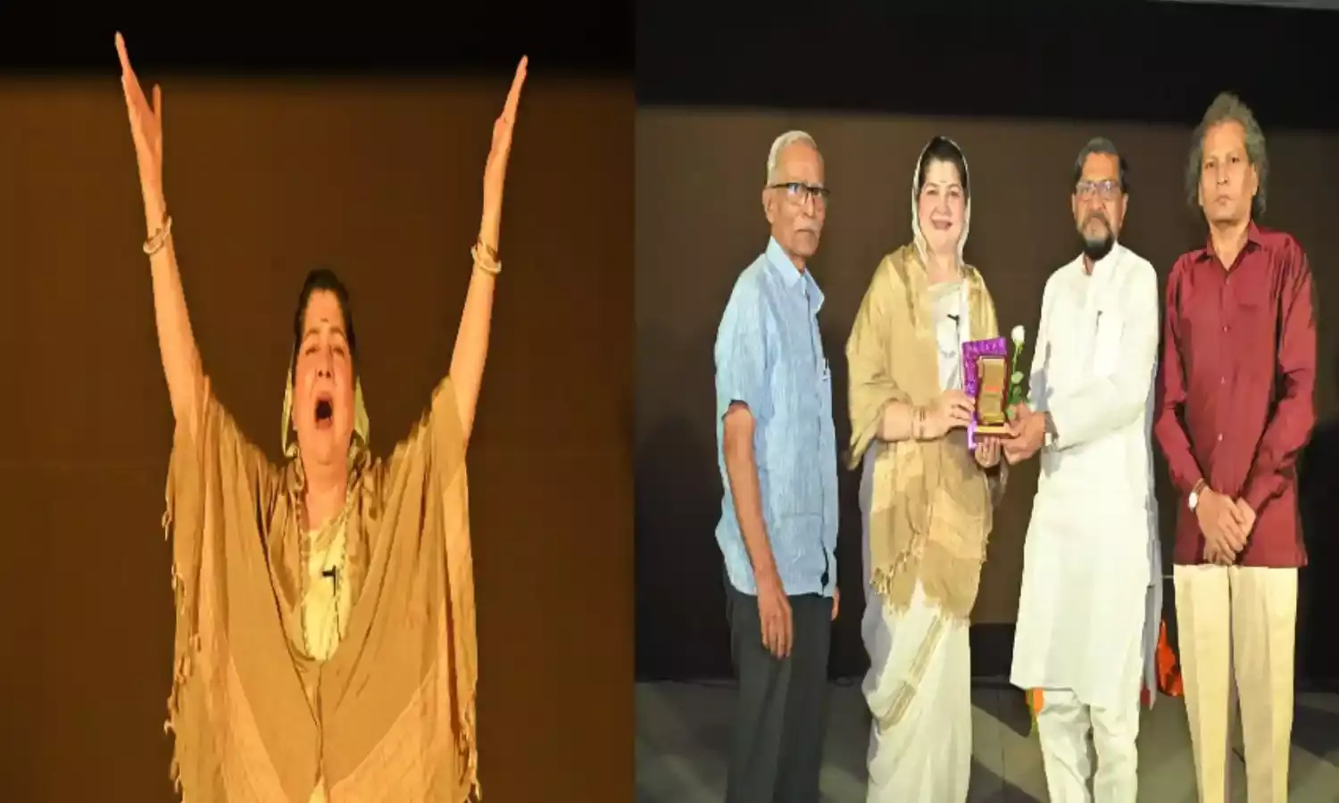 पर्दे में रहनेवाली महिलाओं को दिखायी शिक्षा की राह, अहिल्याबाई नाट्य ने किया भावविभोर
