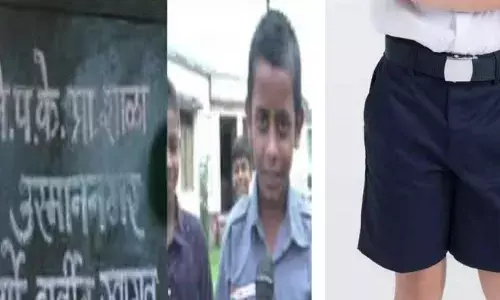हमें आती है शर्म इस बार हाफ नहीं, फुल पैंट दें - पहले ही दिन तीसरी के छात्रों की मांग
