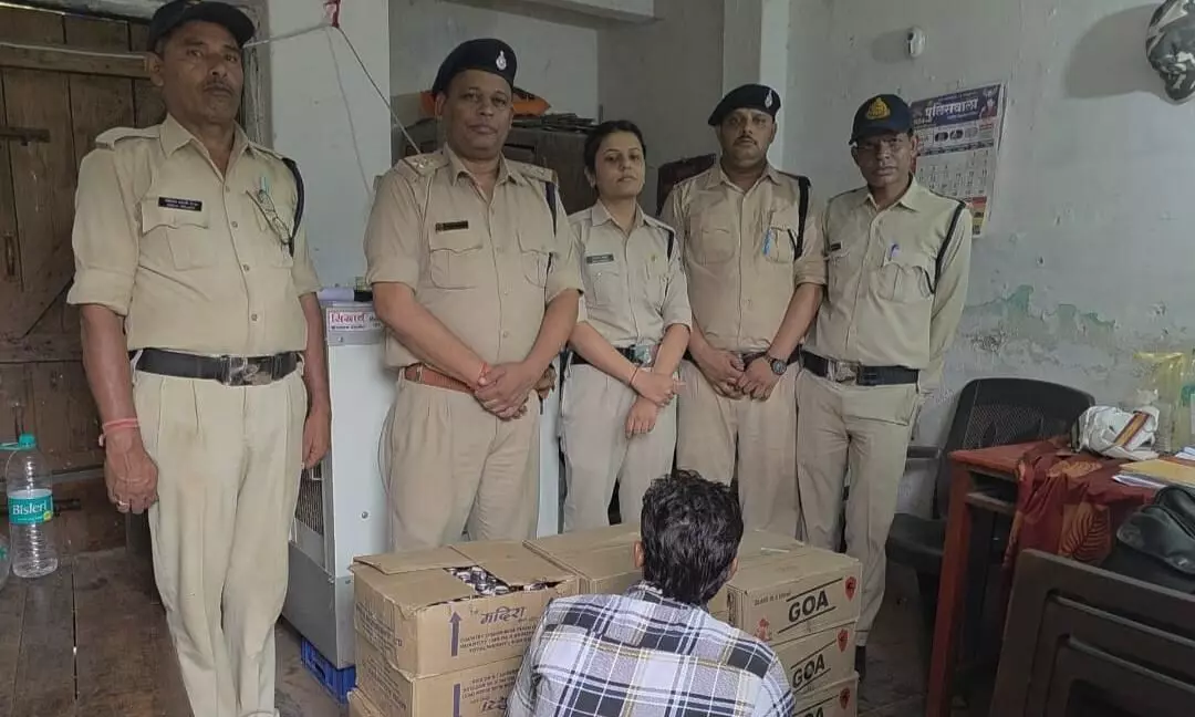 आबकारी पुलिस ने ग्राम इटवांकला से रिहायशी मकान से जप्त की ९९ बल्क लीटर अवैध शराब आबकारी पुलिस ने ग्राम इटवांकला से रिहायशी मकान से जप्त की ९९ बल्क लीटर अवैध शराब