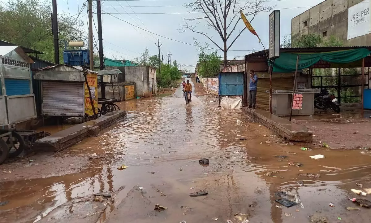 शाहनगर में जलभराव से बीमारियों को खुला आमंत्रण शाहनगर में जलभराव से बीमारियों को खुला आमंत्रण