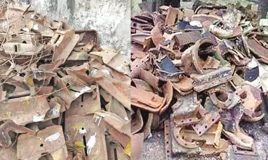 मिलीभगत से उपराजधानी में फल - फूल रहा है कबाड़ का अवैध कारोबार मिलीभगत से उपराजधानी में फल - फूल रहा है कबाड़ का अवैध कारोबार