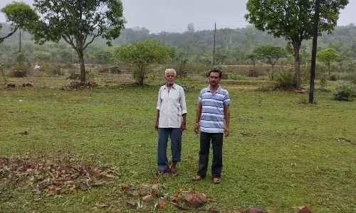 अस्सी वर्षीय भगवानदास सोनी धर्म सागर तालाब किनारे वर्षों से पडे लगाकर कर रहे हैं सेवा
