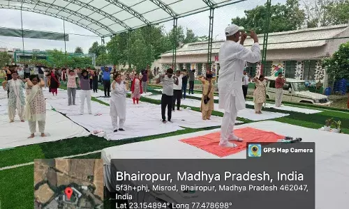 अंतरराष्ट्रीय योग दिवस पर स्कोप ग्लोबल स्किल्स यूनिवर्सिटी में हुआ विशेष आयोजन