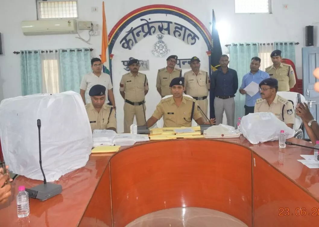 पन्ना पुलिस ने डिजिटल अरेस्ट सायबर ठगी के अंतर्राराष्ट्रीय नेटवर्क का किया पर्दाफाश पन्ना पुलिस ने डिजिटल अरेस्ट सायबर ठगी के अंतर्राराष्ट्रीय नेटवर्क का किया पर्दाफाश