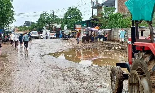 बस स्टैण्ड मार्ग कीचड व गंदगी से पटा, राहगीर हो रहे परेशान