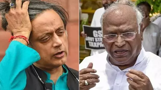 क्या कांग्रेस छोड़ने का मन बना चुके हैं शशि थरूर? पीएम मोदी की तारीफ के बाद मल्लिकार्जुन खरगे ने तिरुवनंतपुरम सांसद पर कसा तंज क्या कांग्रेस छोड़ने का मन बना चुके हैं शशि थरूर? पीएम मोदी की तारीफ के बाद मल्लिकार्जुन खरगे ने तिरुवनंतपुरम सांसद पर कसा तंज