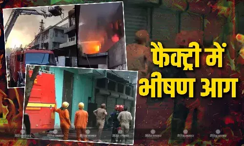 रिठाला मेट्रो स्टेशन के पास फैक्ट्री में लगी भयानक आग, अब तक 3 की झुलसने से मौत