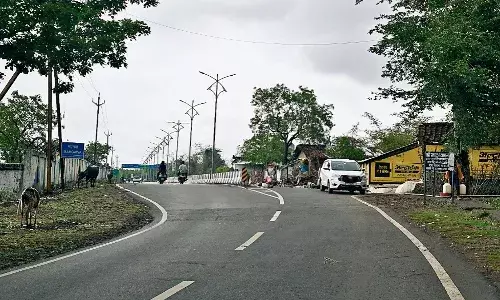 एयरपोर्ट रोड को पूरा फोरलेन बनने में सिर्फ एक पत्र की बाधा