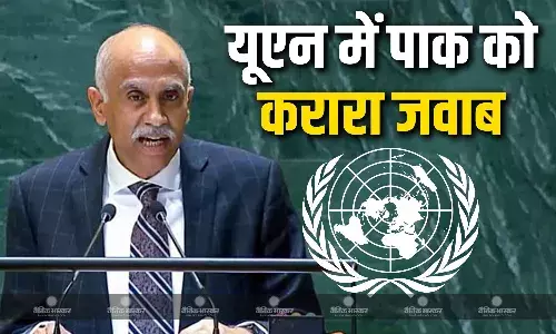 भारत ने संयुक्त राष्ट्र सुरक्षा परिषद में पाकिस्तान को दिया करारा जवाब
