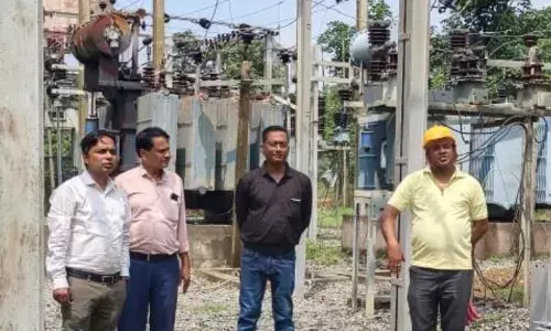 विद्युत अधीक्षण अभियंता ने किया सलेहा उपकेन्द्र का निरीक्षण