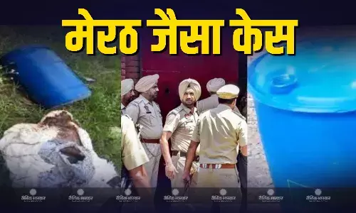 गले और पैर में बंधी रस्सी, प्लास्टिक से लिपटी लाश, लुधियाना में मेरठ जैसा नीले ड्रम वाला मामला, जांच में जुटी पुलिस