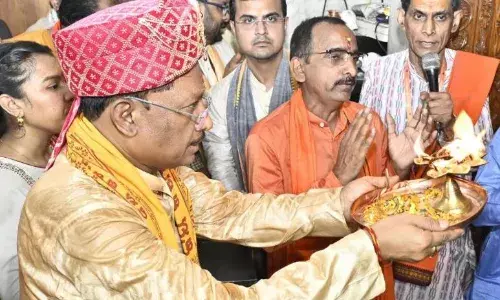 मुख्यमंत्री विष्णु देव साय भगवान जगन्नाथ की रथ यात्रा में हुए शामिल