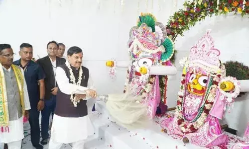 मुख्यमंत्री डॉ. यादव भगवान जगन्नाथ की रथ यात्रा में हुए शामिल