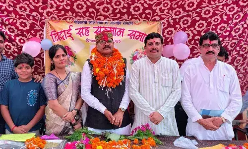 जपं पवई में कार्यरत दो सेवानिवृत्त कर्मचारियों को दी गई भावभीनी विदाई