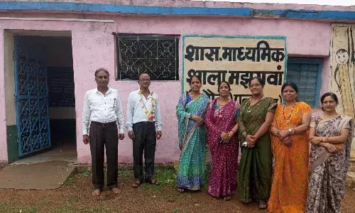 शासकीय माध्यमिक शाला मझगवां में पदस्थ शिक्षक अशोक कुण्डु हुए सेवानिवृत्त