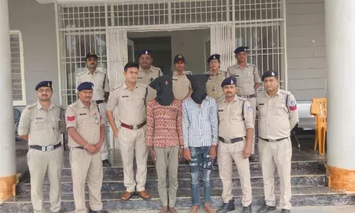 शासकीय उचित मूल्य दुकान में ताला तोडकर खाद्यान्न चोरी करने वाले दो आरोपी गिरफ्तार