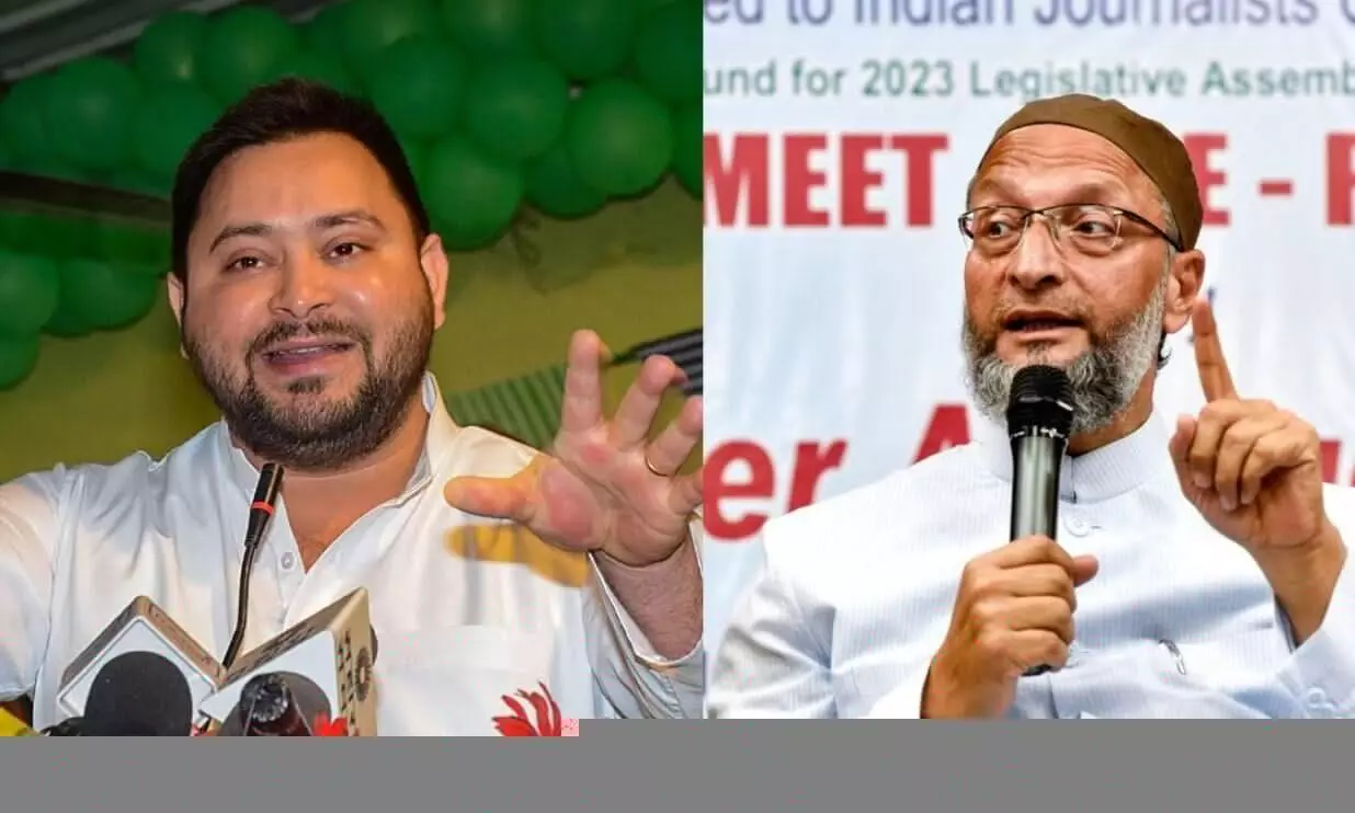 असदुद्दीन ओवैसी की पार्टी AIMIM ने राजद को लिखा पत्र, महागठबंधन के साथ लड़ान चाहती है चुनाव असदुद्दीन ओवैसी की पार्टी AIMIM ने राजद को लिखा पत्र, महागठबंधन के साथ लड़ान चाहती है चुनाव