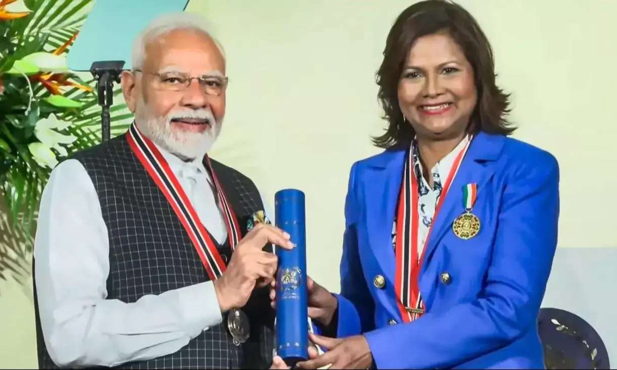 त्रिनिदाद एंड टोबैगो के सर्वोच्च सम्मान से नवाजे गए पीएम मोदी, यह अवॉर्ड पाने वाले पहले विदेशी नेता बने