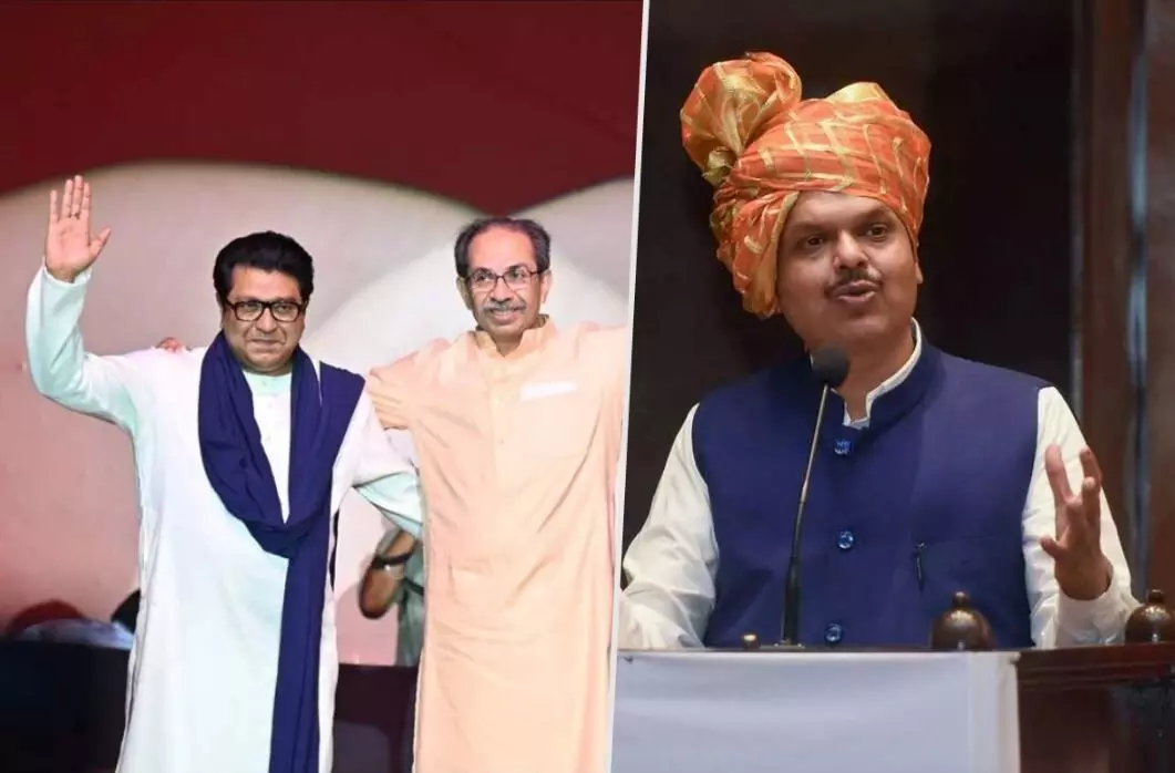 उद्धव-राज ठाकरे के एकसाथ आने पर CM देवेंद्र फडणवीस का तंज, कहा - ये आपस में झगड़कर अलग हुए थे, उनके तो... उद्धव-राज ठाकरे के एकसाथ आने पर CM देवेंद्र फडणवीस का तंज, कहा - ये आपस में झगड़कर अलग हुए थे, उनके तो...