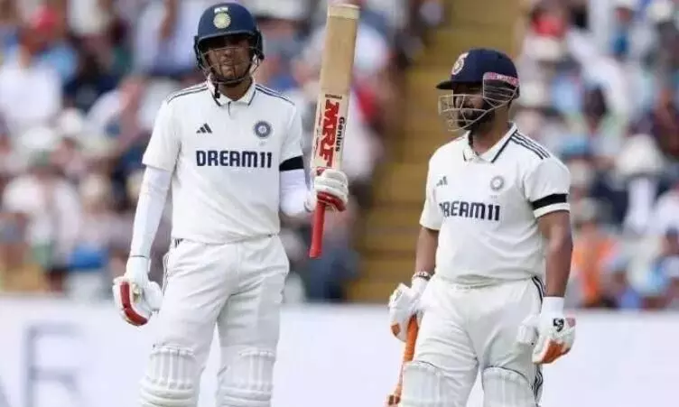 बर्मिंघम टेस्ट में जीत की तरफ बढ़ी टीम इंडिया, 608 रन के टारगेट का पीछा कर रही इंग्लैंड ने तीन विकेट गंवाए बर्मिंघम टेस्ट में जीत की तरफ बढ़ी टीम इंडिया, 608 रन के टारगेट का पीछा कर रही इंग्लैंड ने तीन विकेट गंवाए