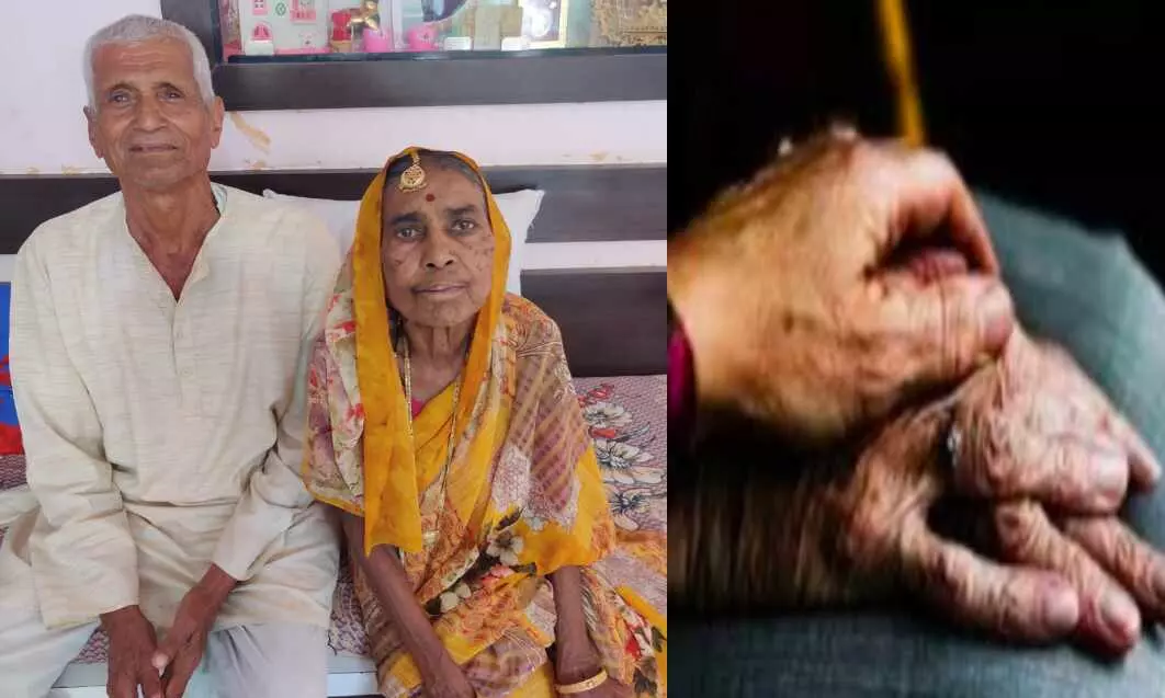 जीना मरना तेरे संग - पति की मौत के कुछ घंटों बाद ही पत्नी ने तोड़ा दम, आस-पास हुआ संस्कार जीना मरना तेरे संग - पति की मौत के कुछ घंटों बाद ही पत्नी ने तोड़ा दम, आस-पास हुआ संस्कार