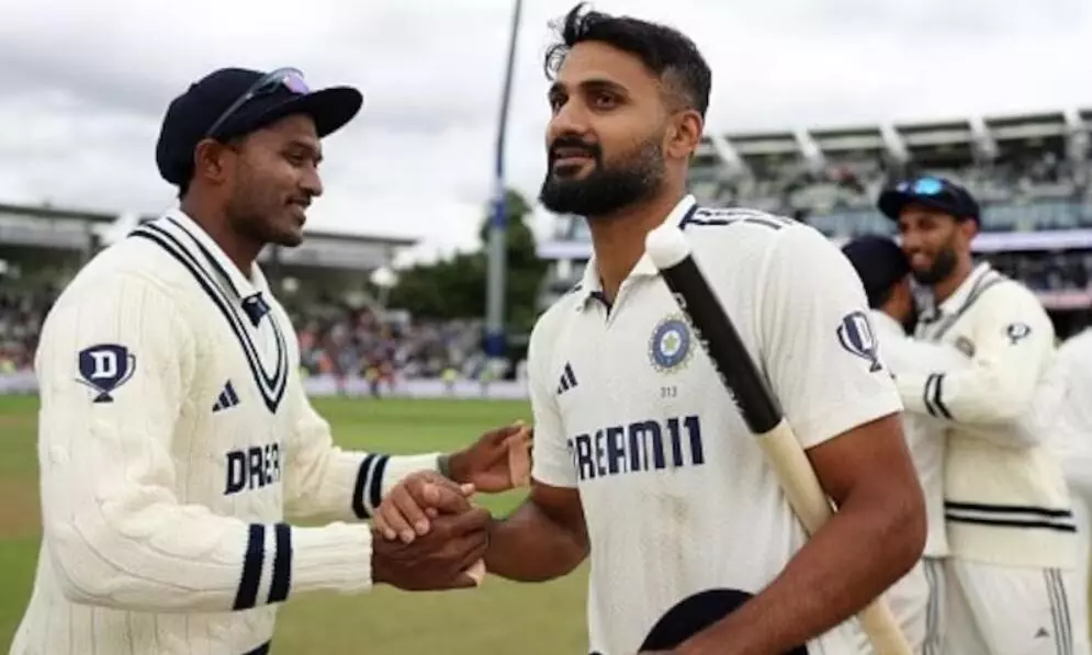 बर्मिंघम विजय के बाद भावुक हुए आकाशदीप, कैंसर पीड़ित अपनी बहन को समर्पित की जीत, देखें वीडियो बर्मिंघम विजय के बाद भावुक हुए आकाशदीप, कैंसर पीड़ित अपनी बहन को समर्पित की जीत, देखें वीडियो