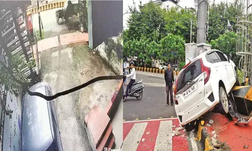 नाबालिग कार चालक ने सफाई कर्मी को उड़ाया, पिता-पुत्र के खिलाफ प्रकरण दर्ज