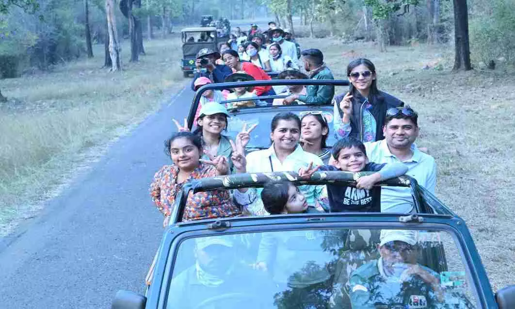 बारिश बढ़ने से बफर जंगल सफारी पर लगा ब्रेक, नहीं पहुंच रहे हैं पर्यटक बारिश बढ़ने से बफर जंगल सफारी पर लगा ब्रेक, नहीं पहुंच रहे हैं पर्यटक