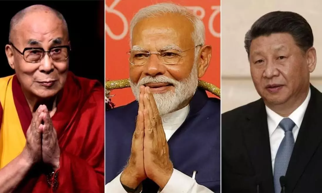 प्रधानमंत्री नरेंद्र मोदी ने दलाई लामा को किया बर्थडे विश, चीन ने जताई आपत्ति, तिलमिलाते हुए बोला - हमारे घरेलू मामलों में.. प्रधानमंत्री नरेंद्र मोदी ने दलाई लामा को किया बर्थडे विश, चीन ने जताई आपत्ति, तिलमिलाते हुए बोला - हमारे घरेलू मामलों में..