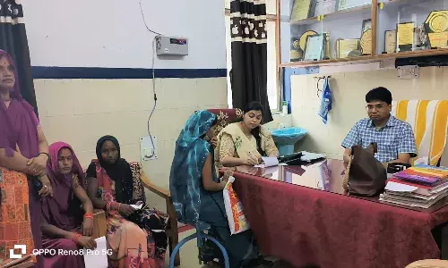 प्रधानमंत्री सुरक्षित मातृत्व अभियान अंतर्गत गर्भवती महिलाओं का किया गया स्वास्थ्य परीक्षण