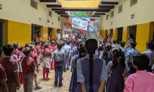 स्वच्छ भारत अभियान अंतर्गत विद्यालय में आयोजित हुआ कार्यक्रम