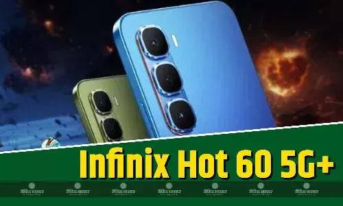 Infinix Hot 60 5G+ भारत में कस्टम AI बटन और मीडियाटेक डाइमेंशन 7020 प्रोसेसर के साथ लॉन्च
