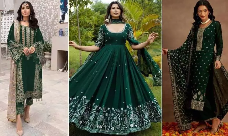 सावन में पहना जाता है हरा रंग, फैशन है या छुपी है कोई आस्था? जानें क्या है हरा रंग पहनने की वजह सावन में पहना जाता है हरा रंग, फैशन है या छुपी है कोई आस्था? जानें क्या है हरा रंग पहनने की वजह