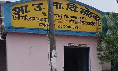 आखिर मोहन्द्रा के उच्चतर माध्यमिक विद्यालय को कब मिलेगा नवीन भवन, जर्जर भवन में पढने को मजबूर विद्यार्थी