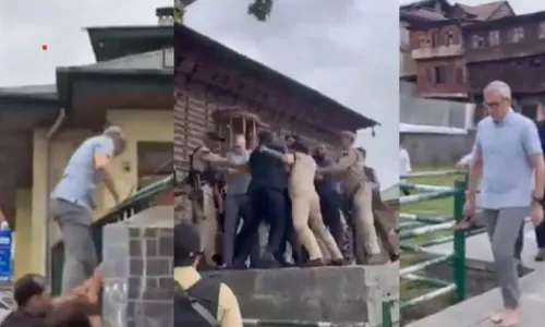 उमर अब्दुल्ला ने नक्शबंद साहब दरगाह का फांदा गेट, अंदर जाने पर पुलिस से हुई झड़प, सीएम ने मारपीट के लगाए आरोप