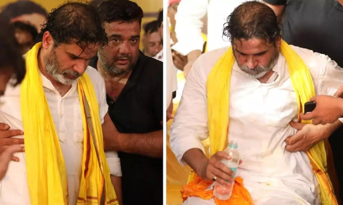 महिला को बचाने में प्रशांत किशोर को सीने में लगी चोट, तुरंत पहुंचाया अस्पताल महिला को बचाने में प्रशांत किशोर को सीने में लगी चोट, तुरंत पहुंचाया अस्पताल