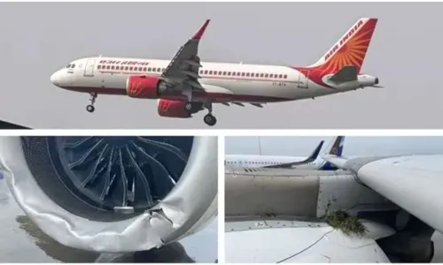 मुंबई एयरपोर्ट पर लैंडिंग के समय फिसला एयर इंडिया का विमान