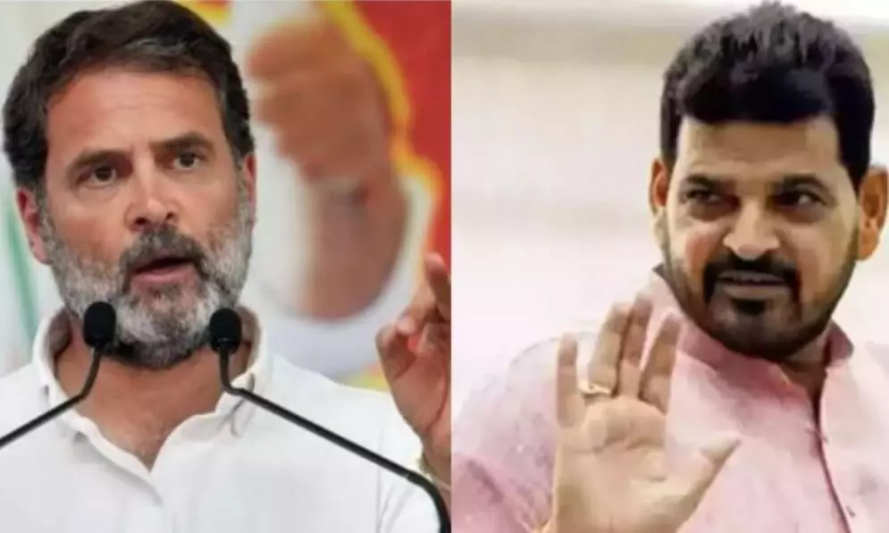 बीजेपी पूर्व सांसद बृजभूषण शरण सिंह ने राहुल गांधी पर कसा तंज, कहा- मैं वामपंथियों को खुला चैलेंज देता हूं, हमारे नंदिनी.. बीजेपी पूर्व सांसद बृजभूषण शरण सिंह ने राहुल गांधी पर कसा तंज, कहा- मैं वामपंथियों को खुला चैलेंज देता हूं, हमारे नंदिनी..